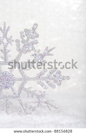 snowflake closeup
