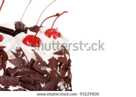 Macro black forest cake