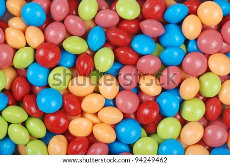 Colorful fruit candy background
