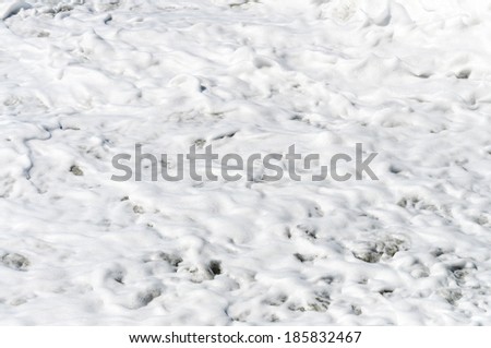 Texture of sea foam.
