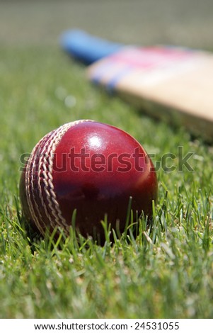 Cricket Ball And Bat
