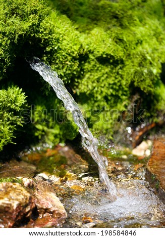 source of spring drinking water