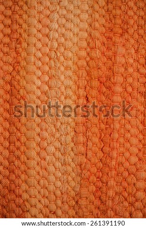 orange bonded carpet