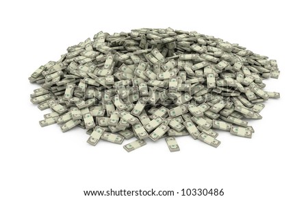 pics of money stacks. heap of money stacks