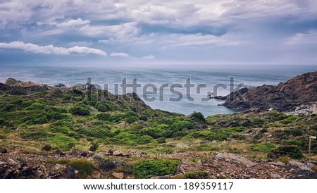 Cap de Creus rocky landscape, Spain. This is the east extreme point of spanish mainland
