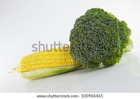 Fresh, Raw,  Broccoli Pieces, Cut and Ready to Eat