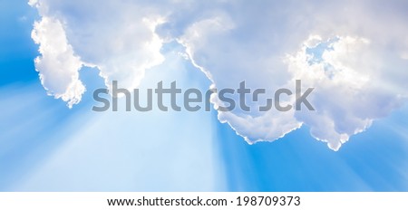 Light from the clouds