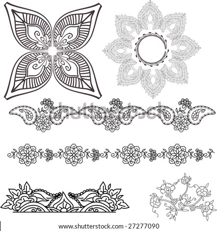 Logo Design Services on Beautiful Hand Drawn Vector Pattern Design Good For Textile  Jewellary