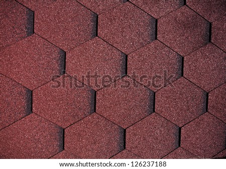 Soft roof, roof tiles background