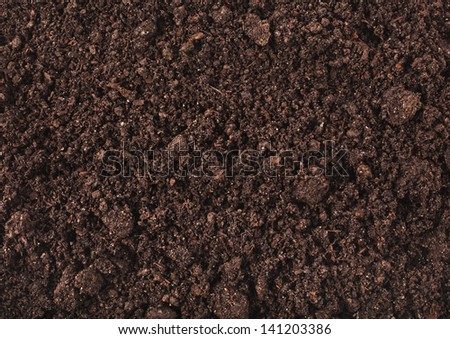 Soil surface background