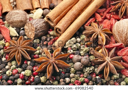 spices background