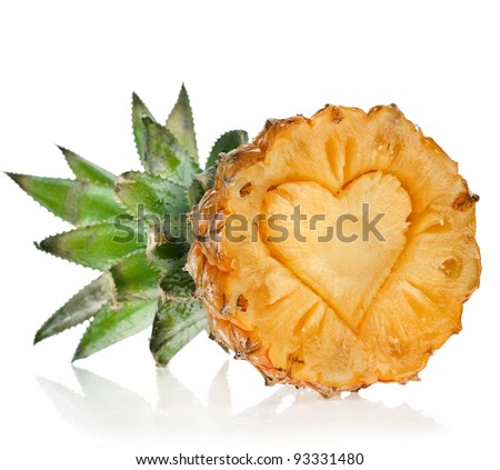 half pineapple