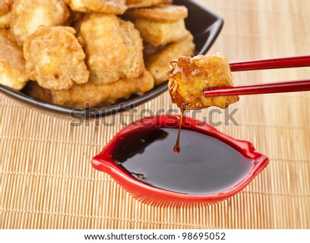 fried tofu, soy products