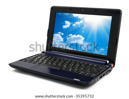 wallpaper laptop. Modern and stylish laptop