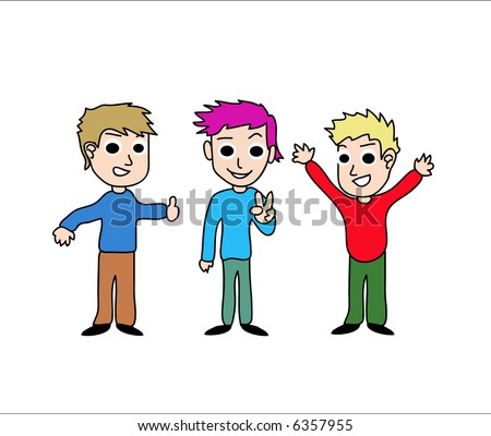 Kids Cartoon Stock Photo 6357955 : Shutterstock