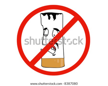 cartoon no smoking