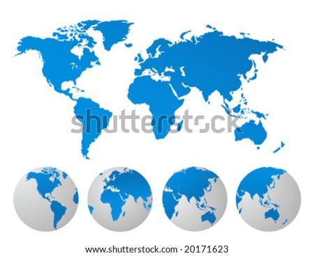 Vector World  on Stock Vector   World Map