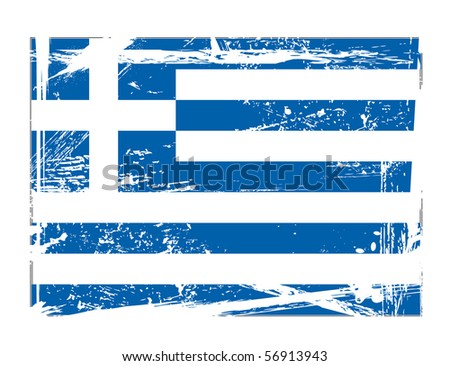 stock vector : Greece Flag