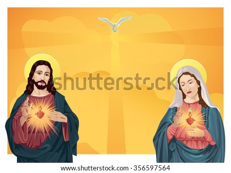 Jesus Christ and Blessed Virgin Mary