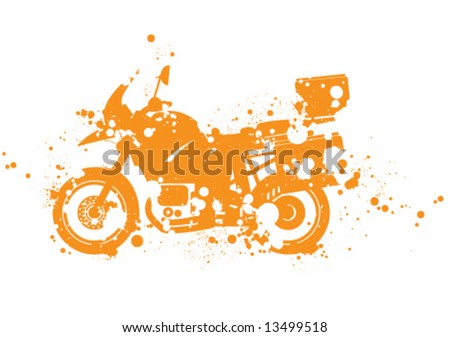 Destroyed Motorcycle