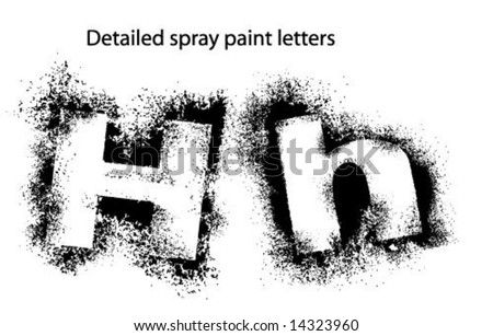 Font Spray Paint