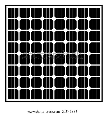 Free Image Stock on Vector Solar Panel Black White   21541663   Shutterstock