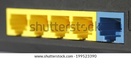 Internet Modem router port
