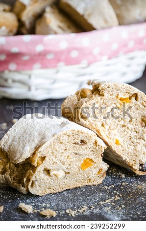 Bread. Sweet and spicy bread for Christmas