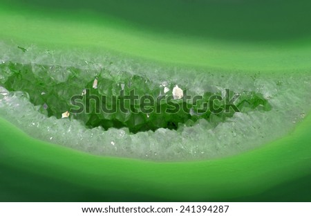 background with green agate structure