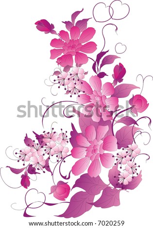 background color pink. ornament in pink color on
