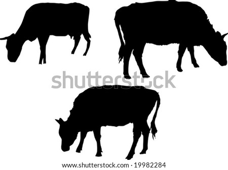 Cartoon Cow Silhouette