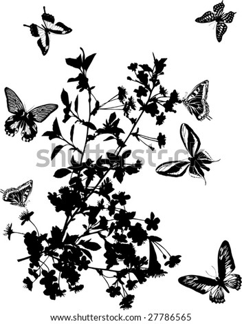 Images Of Flowers And Butterflies. flowers and utterflies