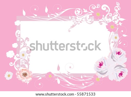 Light Pink Rose Background. on light pink background