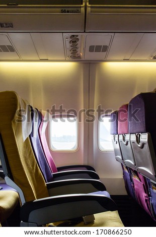 Window seats on airplanes