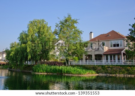 Beautiful traditional house near the river
