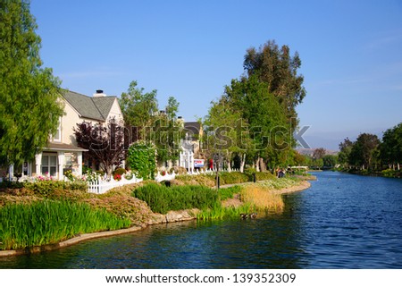Beautiful traditional house near the river