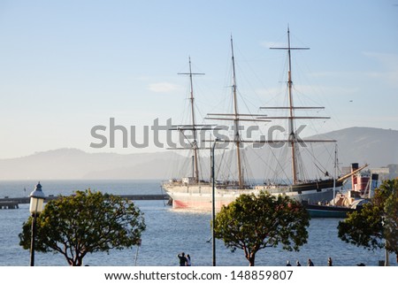 Balclutha is a steel-hulled full rigged ship San Francisco