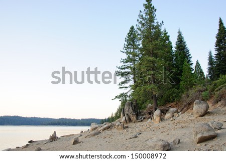 Sierra landscape at Shaver Lake, California