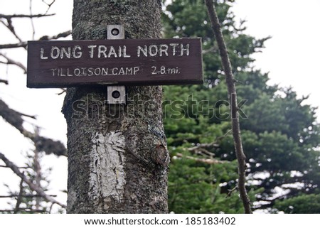 The Long Trail is a popular hiking trail that runs throughout the state of Vermont from north to south.