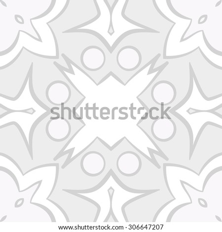 Circular   pattern of abstract motif, stripes,hole, spots, ellipse. Hand drawn.