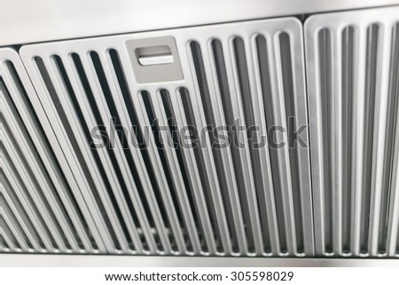 clean stainless cook hood air duct grill