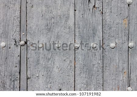 Gray painted wooden door background