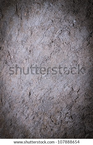 Dark edged cold sandy plaster concrete texture background wall