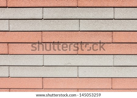 Background of square brick wall texture