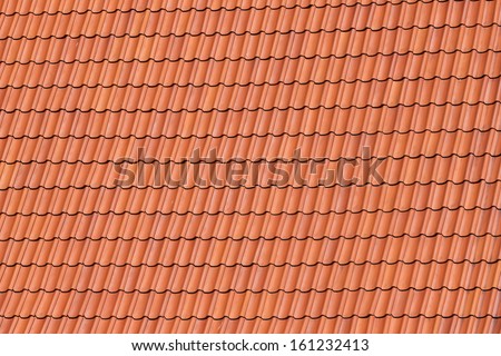Red roof tiles background details