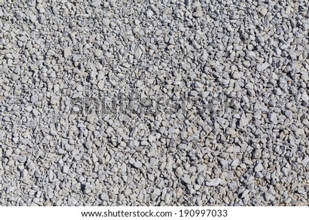 decorative crushed grey gravel texture - pattern background