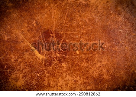 Grunge and old leather texture with dark edges