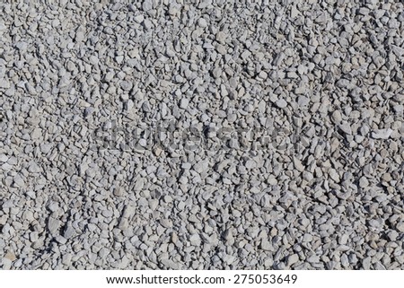 decorative crushed grey gravel texture - pattern background
