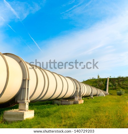 High Pressure Pipeline For Gas Transporting .