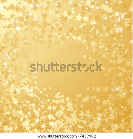 gold star logo. stock vector : Gold star
